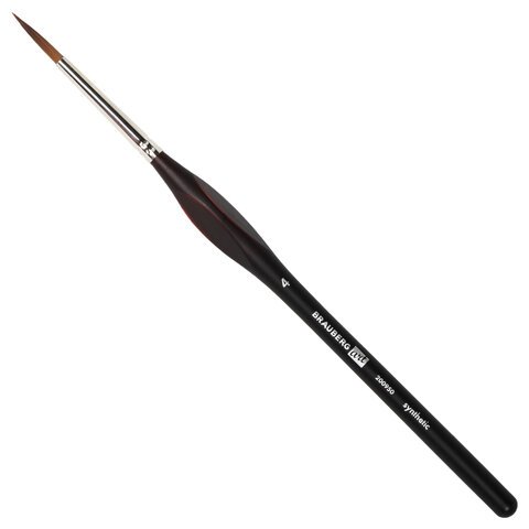 Кисти художественные набор 5 шт., синтетика, BRAUBERG ART CLASSIC, ЭРГОНОМИЧНЫЕ