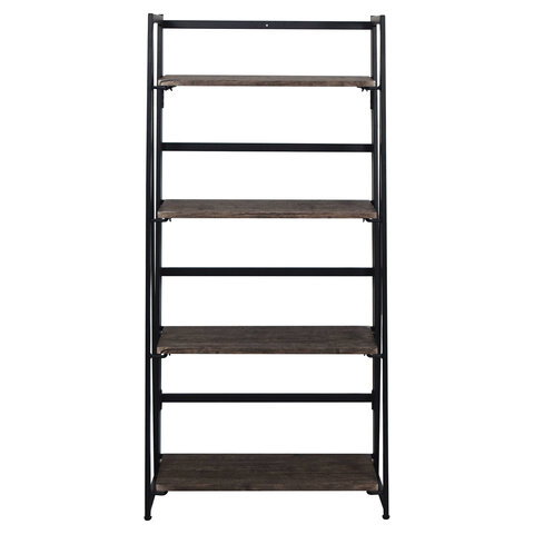 Стеллаж на металлокаркасе «BRABIX LOFT SH-001»600×300х1250 ммскладнойцвет морёный дуб641228