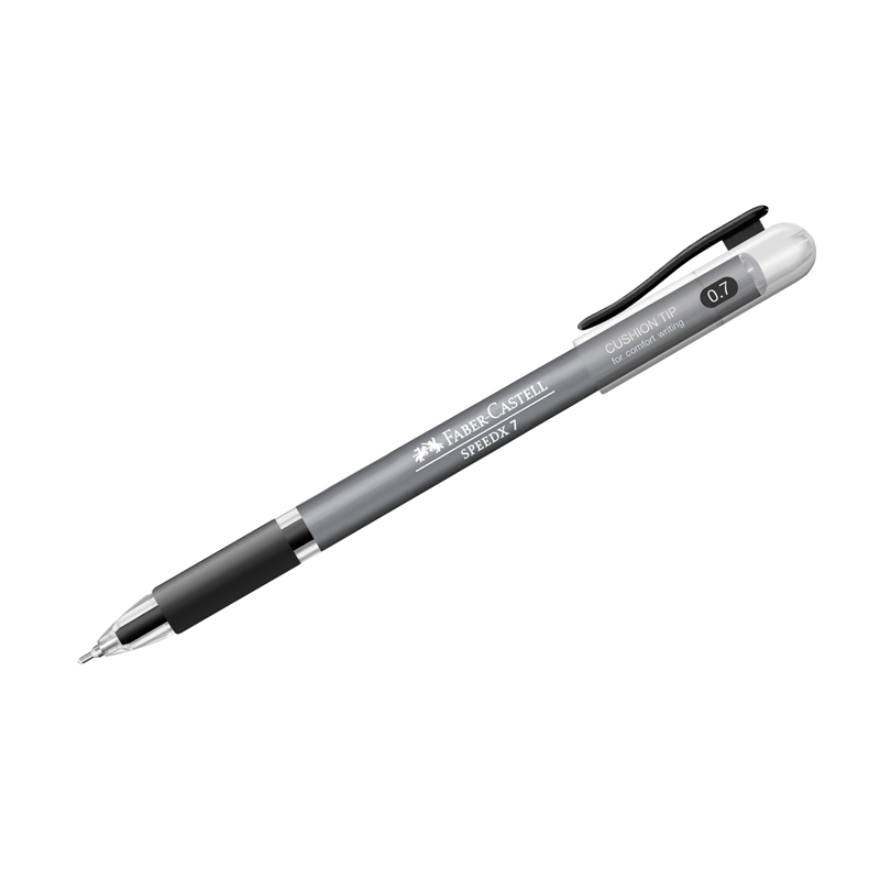 Ручка шариковая Faber-Castell «Speedx» черная, 0.7мм, грип