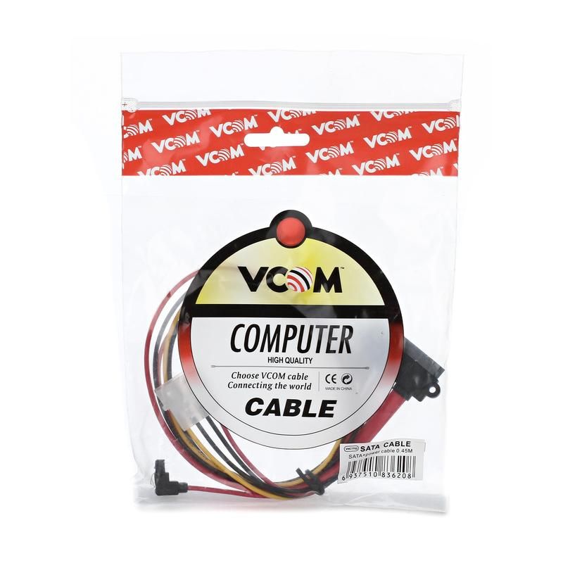 Переходник Vcom Molex - SATA - SATA (VHC7702) арт. 1248321 - купить в ...