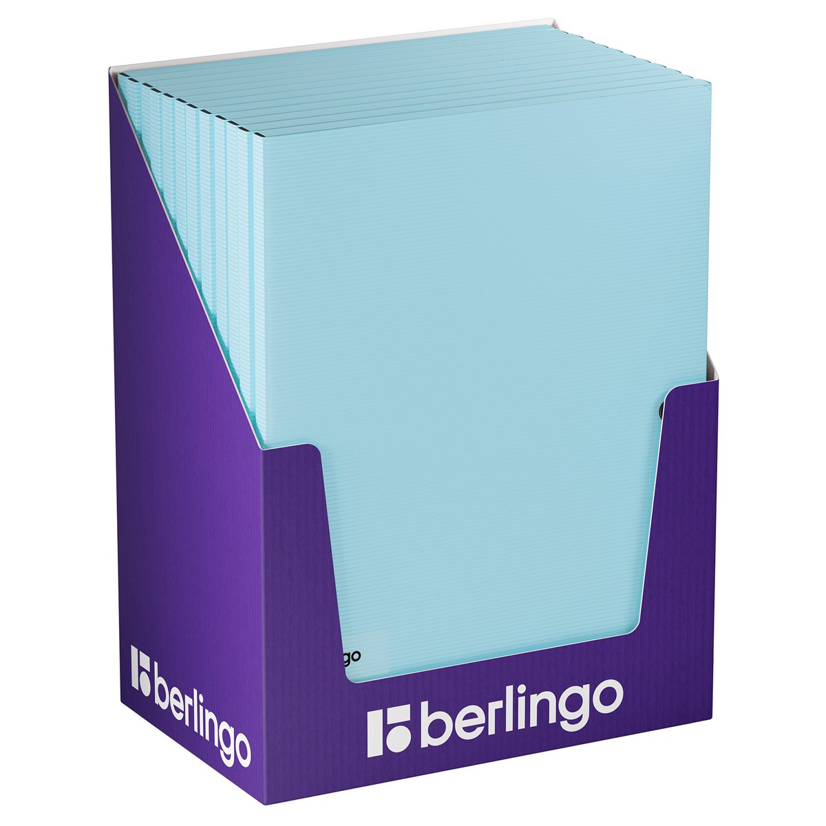 Папка на кнопке Berlingo «Instinct» А4, пластик, 600мкм, аквамарин