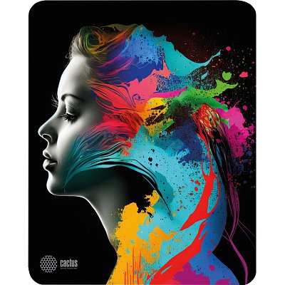Коврик для мыши Cactus Color paint 300×250x3мм (CS-MP-D08M)
