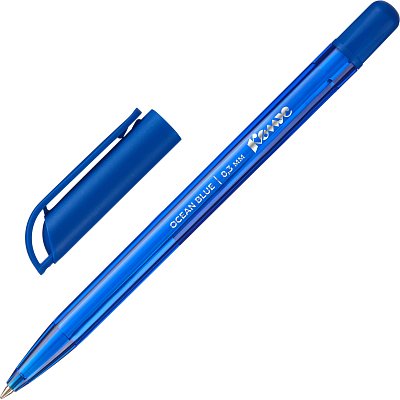Ручка шариковая неавтомат. Комус Ocean Blue, масл, синий,0.3мм, Россия