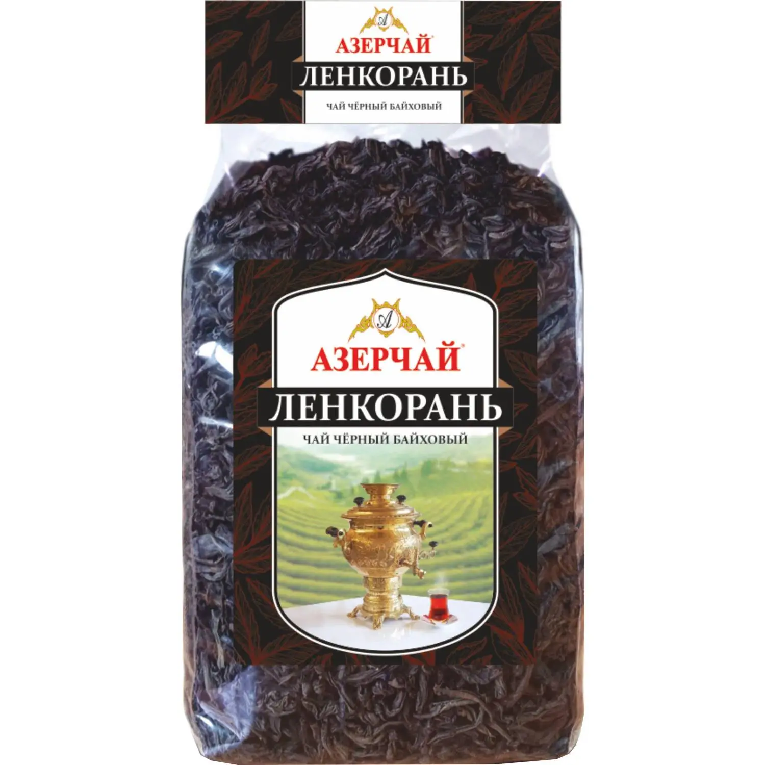 Чай листовой чёрный Азерчай Ленкорань 1000 г