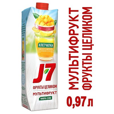 Сок J7 мультифрукт, 0,97л