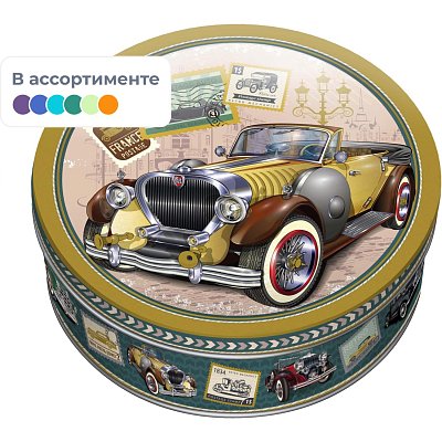 Печенье Regnum Ретромобиль сдобное ж/б 400г МС-4-47