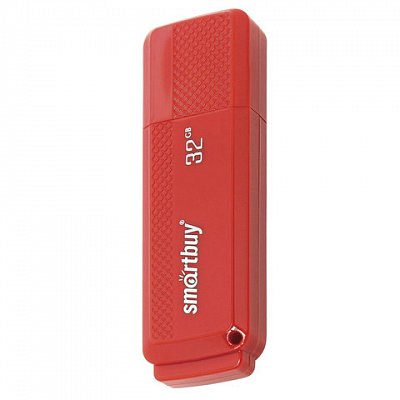Флэш-диск 32 GB, SMARTBUY Dock, USB 2.0, красный