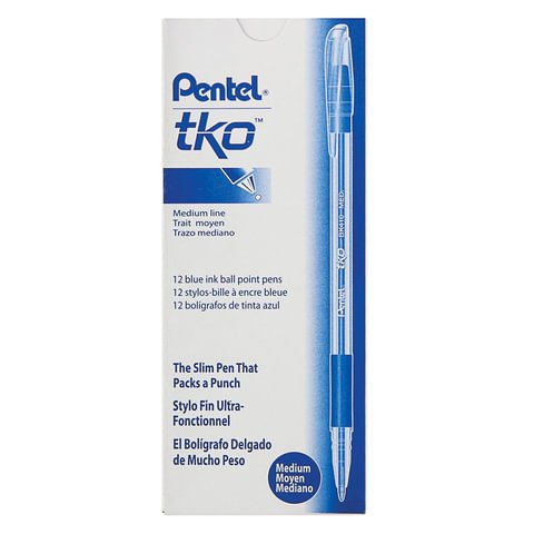 Ручка шариковая PENTEL BK410-С рез.манж.синий ст. 0,7мм  ЭКО