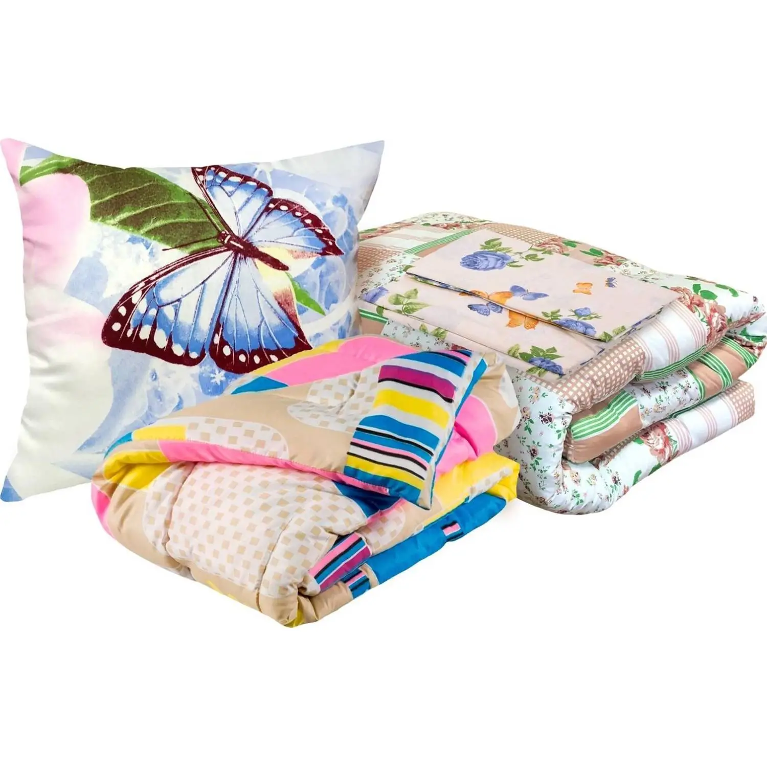 Набор спальный (матрас, одеяло, подушка 50×70, КПБ с наволочкой 1 шт)