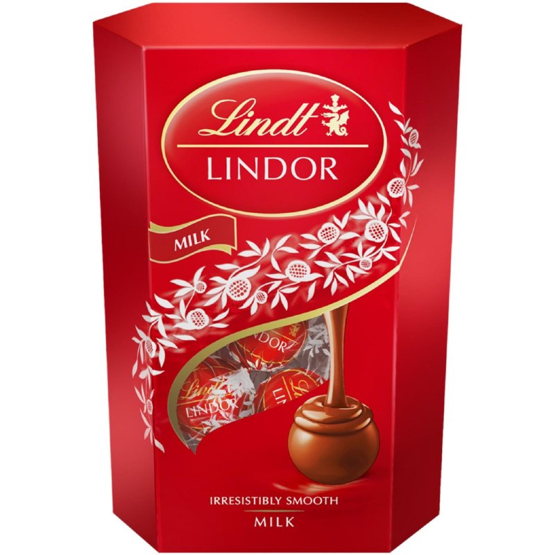 превью Конфеты LINDOR из молочного шоколада с молочной начинкой пралине,200г