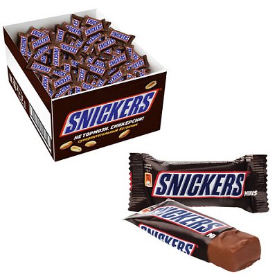 Батончики мини SNICKERS «Minis» шоколадные2.9 кг