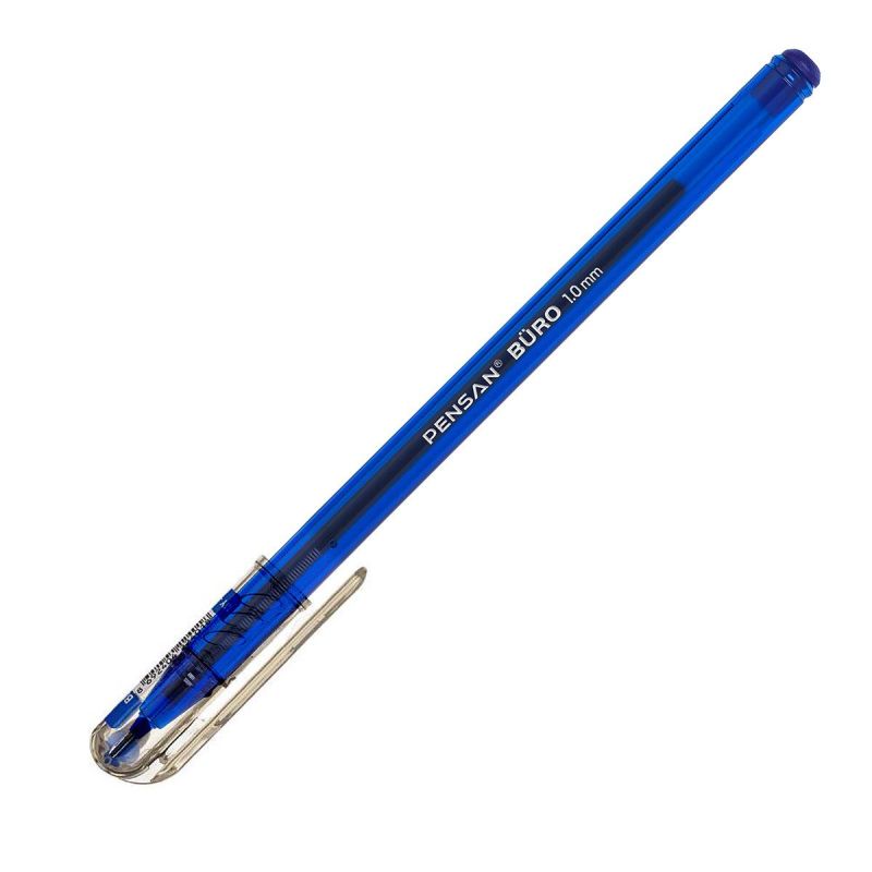 Ручка шариковая неавтоматическая Pensan Buro, масл, синий 2270/50c