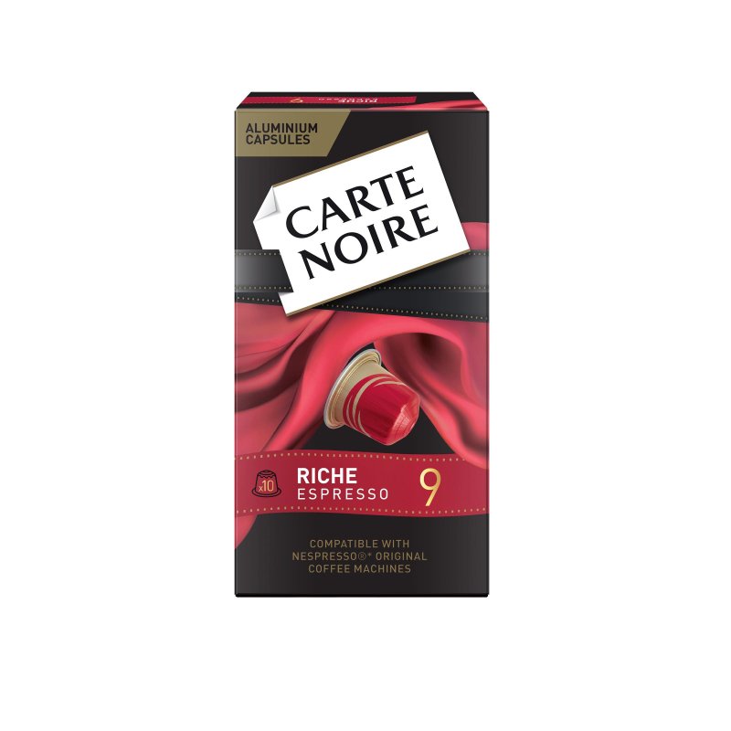 Кофе в капсулах Carte Noire Riche Espresso, упаковка 5.2грx10шт