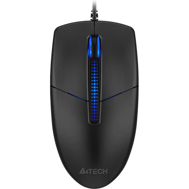 Мышь компьютерная A4Tech N-530S черный оптич. (1200dpi) USB(2but) (1920844)