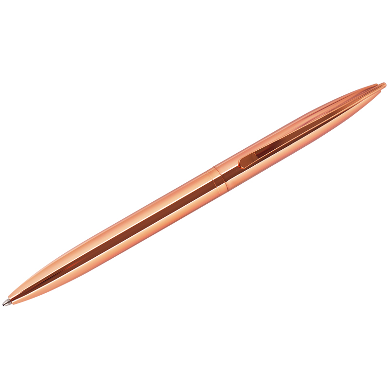 Ручка шариковая автоматическая MESHU «Rose gold» синяя, 1.0мм