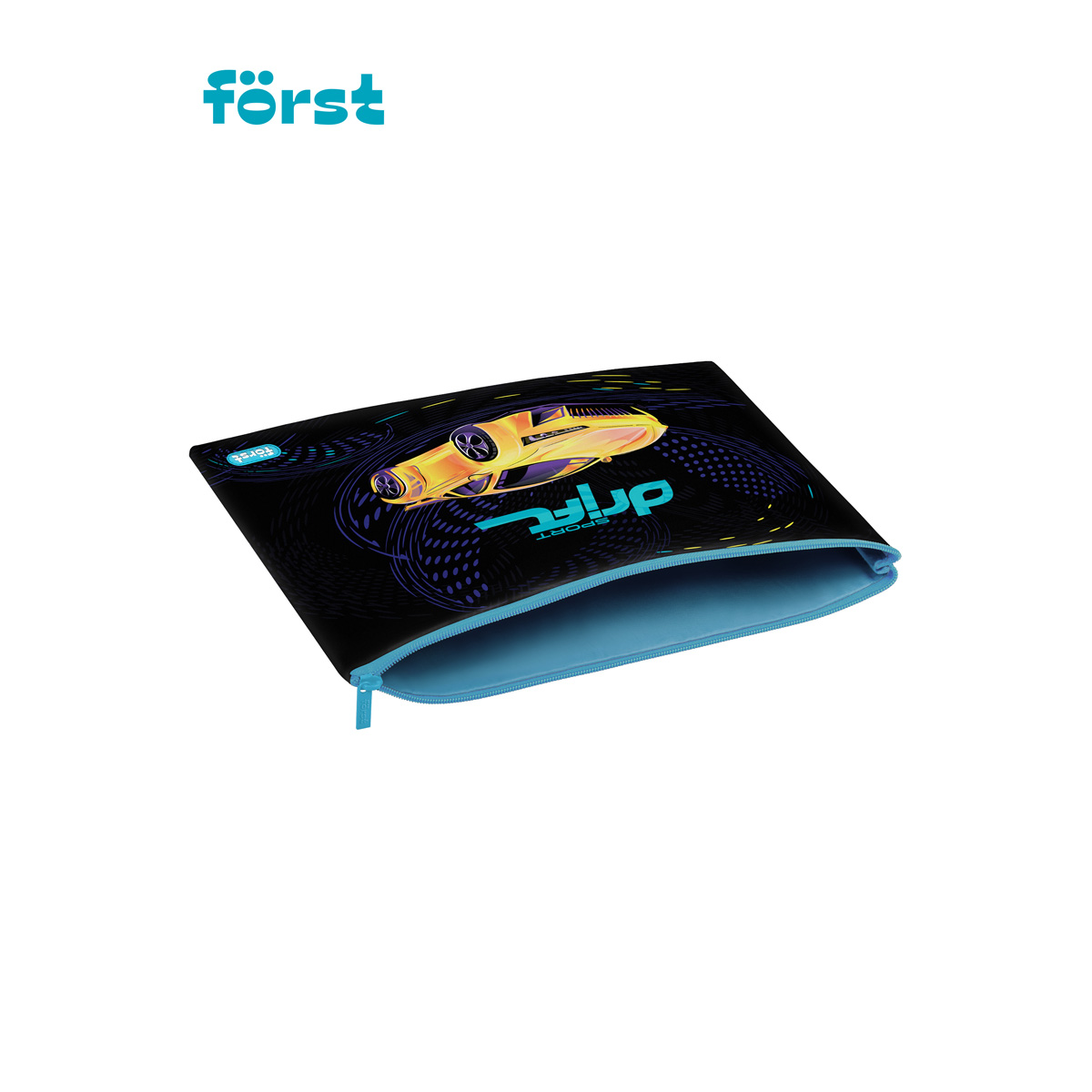 Папка текстильная А4 Först «Sport drift», 335×245 мм, 1 отделение, полиэстер