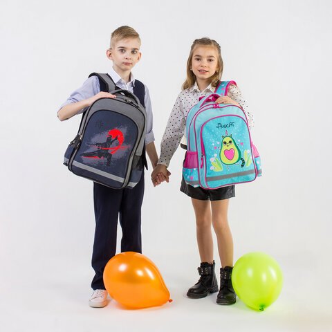 Рюкзак ПИФАГОР SCHOOL для начальной школы, «Avocat», 38×28×14 см