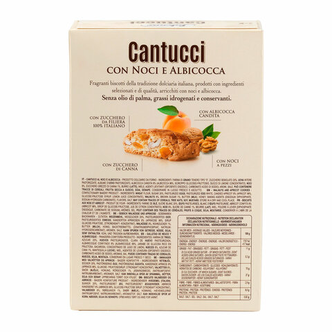 Печенье сахарное FALCONE «Cantucci» с грецким орехом и абрикосом, 180 г, ИТАЛИЯ