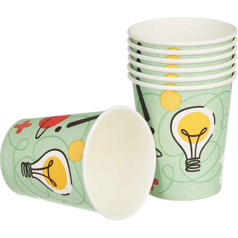 Стакан одноразовый бум 1-сл.250 мл d-80мм ИНСАЙТ 50шт/уп