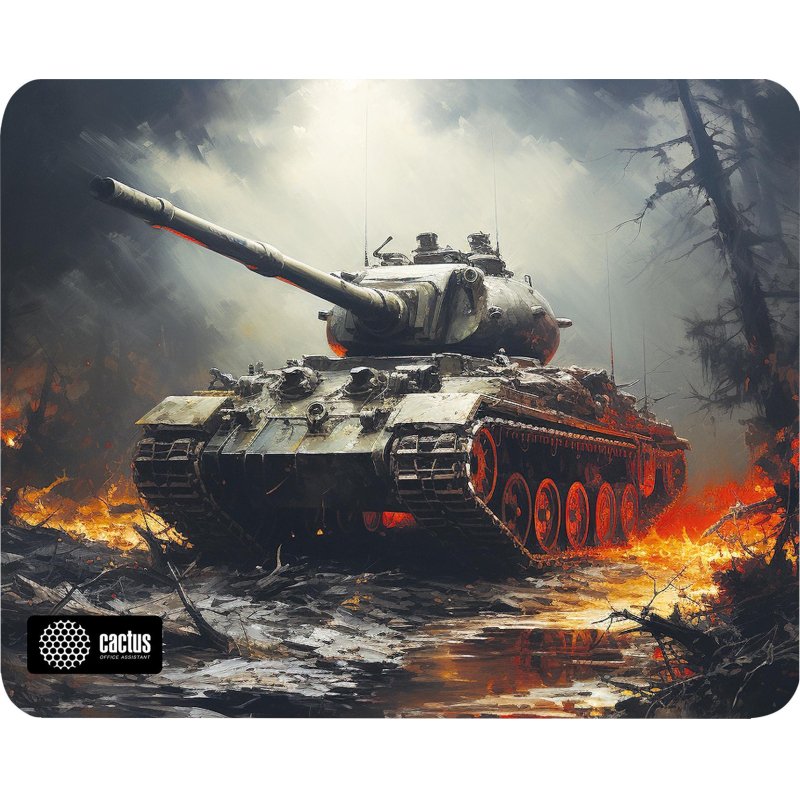превью Коврик для мыши Cactus Tank 250×200x3мм (CS-MP-D04S)