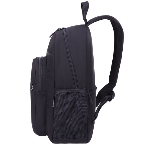 Рюкзак BRAUBERG ULTRA универсальный, карман-антивор, черный, 42×30х14 см