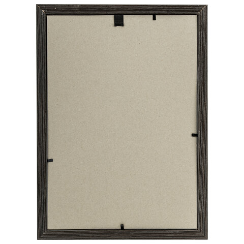 Рамка 21×30 см со стеклом, КОМПЛЕКТ 3 штуки, багет 18 мм МДФ, STAFF «Grand», цвет венге