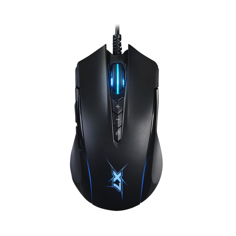 Мышь компьютерная A4Tech X89 черный оптическая (2400dpi) USB (8кн)