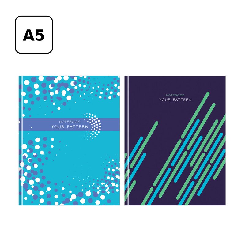 Бизнес-блокнот А5, 80л., BG «Your pattern», матовая ламинация, выборочный лак