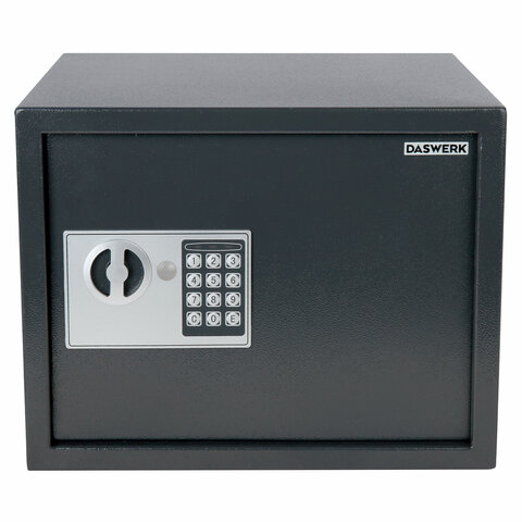 Сейф мебельный DASWERK SC-300EL (300×380х300 мм), электронный замок, графит