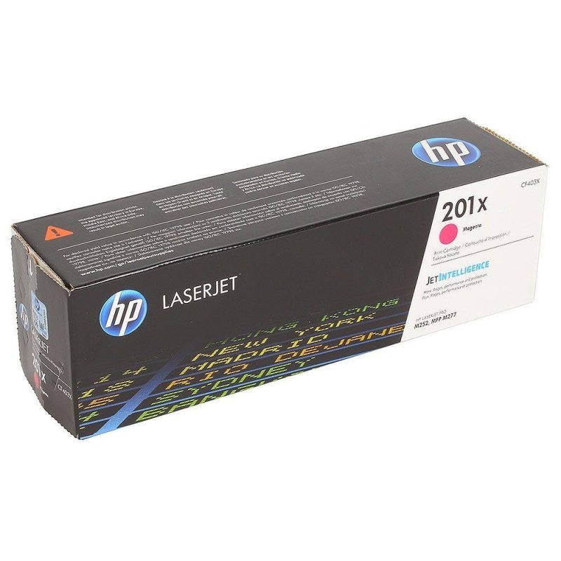 Картридж лазерный HP 201X CF403X пур. для CLJ Pro M252/M277