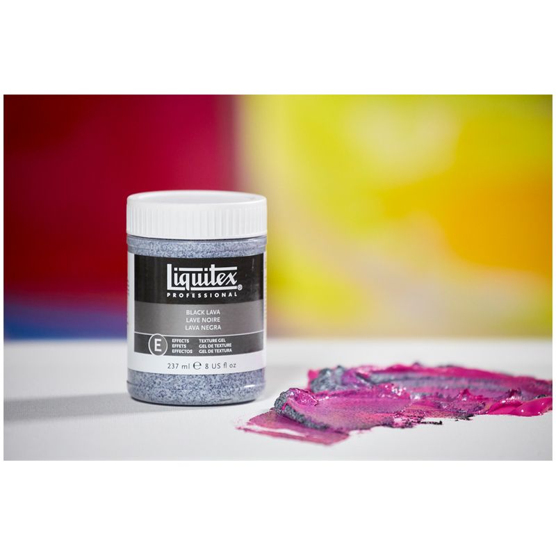 Гель текстурный Liquitex «Black lava» 237 мл, черная лава - купить в ...