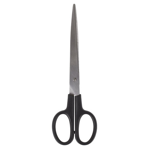 Ножницы BRAUBERG «Standard» 205 мм, классической формы, черные, 237097