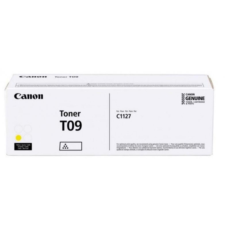 превью Картридж лазерный Canon 09 Y 3017C006 желтый оригинальный