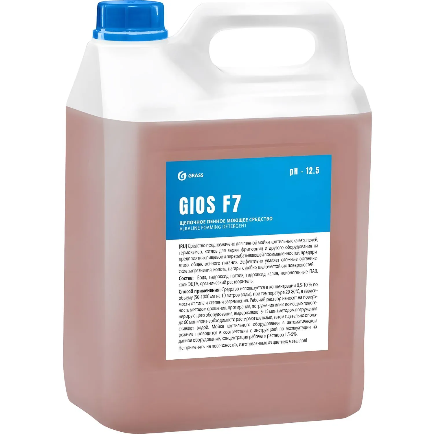 превью Моющее средство Grass Gios F7 5 л (концентрат)