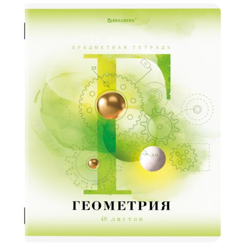 Тетради предметные, КОМПЛЕКТ 12 ПРЕДМЕТОВ, 48 л., матовая ламинация, лак, BRAUBERG, «CALM»