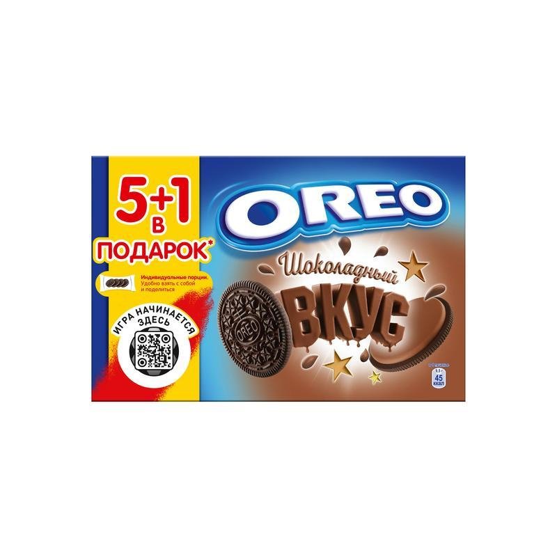 Печенье Oreo с какао и начинкой со вкусом шоколада 228 г