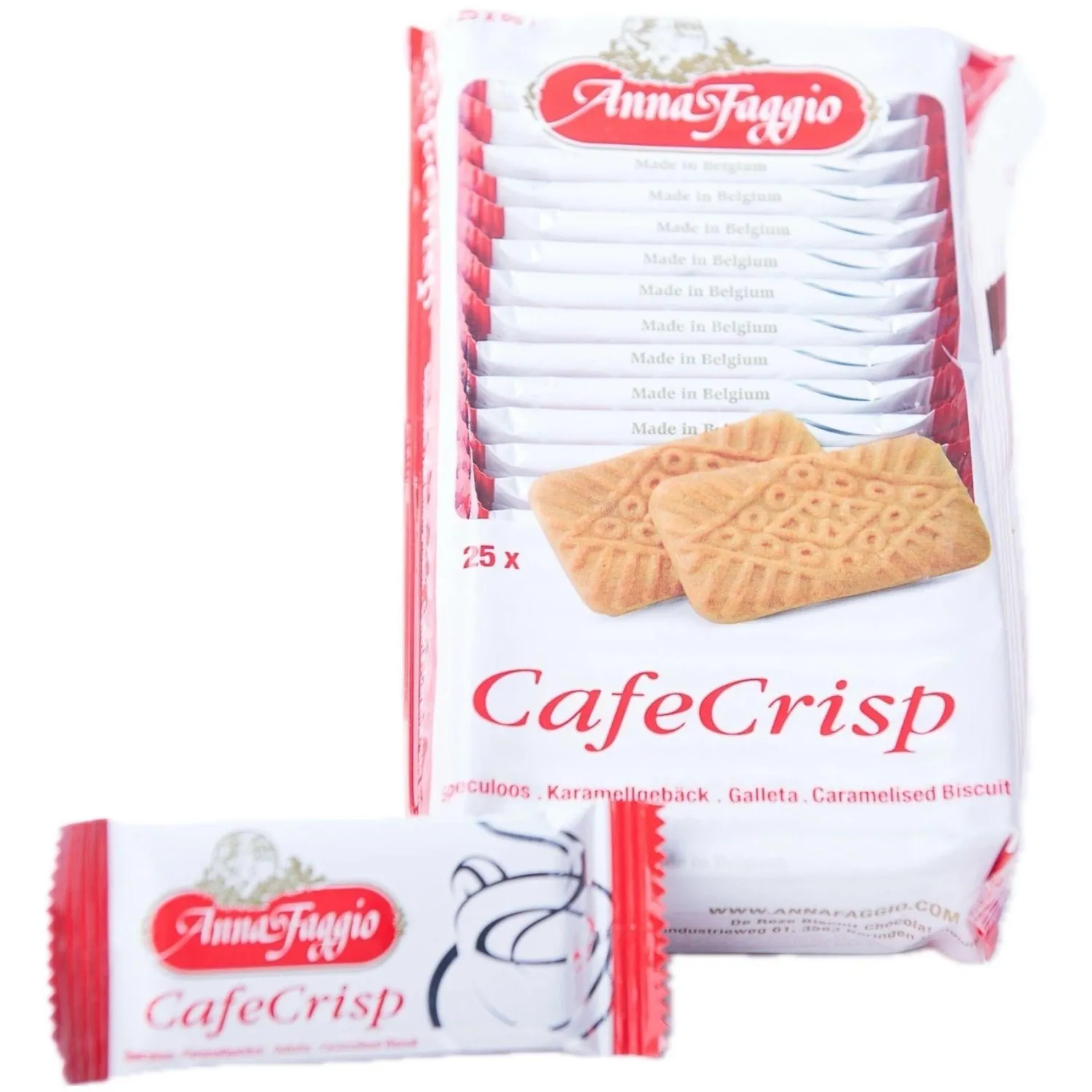 Печенье сахарное Anna Faggio Cafe Crisp (25 штук по 6 г)