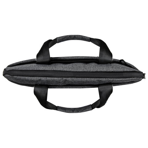 Сумка-портфель BRAUBERG «Ultra» с отделением для ноутбука 15.6", темно-серая, 28×39х3 см