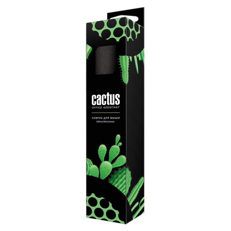 Коврик для мыши Cactus CS-MP-D01M Black Средний черный 300×250x3мм