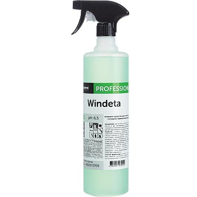 Средство для мытья зеркал и стекол Pro-Brite Windeta 1 л (готовое к применению средство)