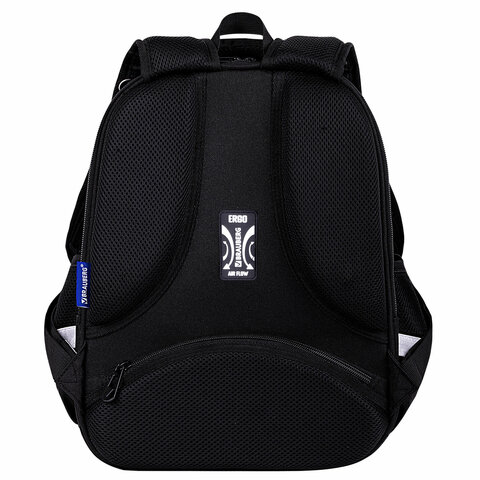 Ранец BRAUBERG FIT, 2 отделения, «Dark cat», 38×27х14 см