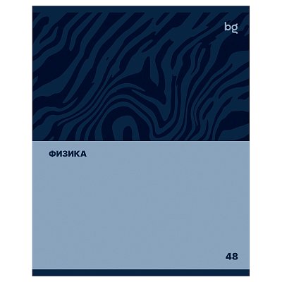 Тетрадь предметная 48л. BG «Single colour» - Физика, эконом