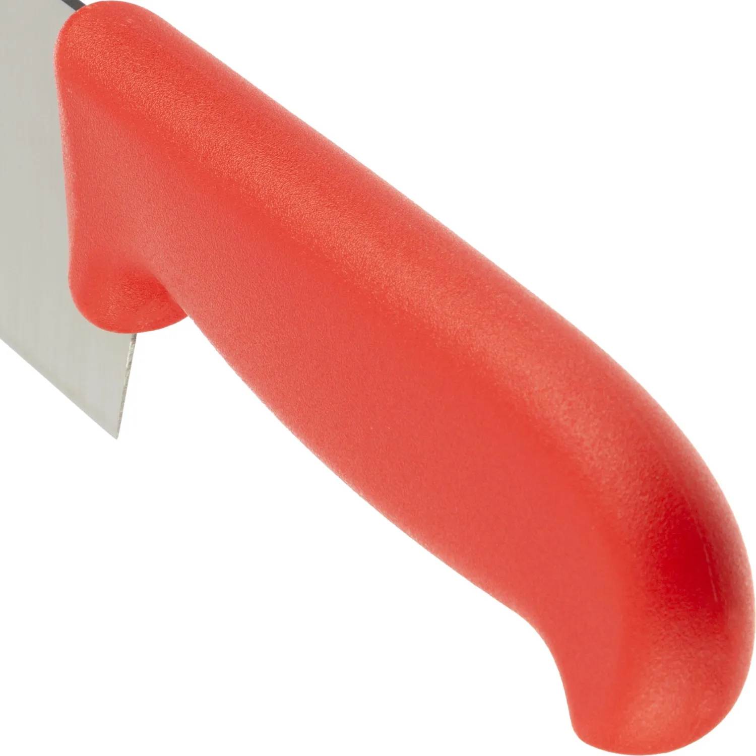 Нож поварской лез 300 мм толщ 2 мм 3Cr13 красная пластиковая ручка