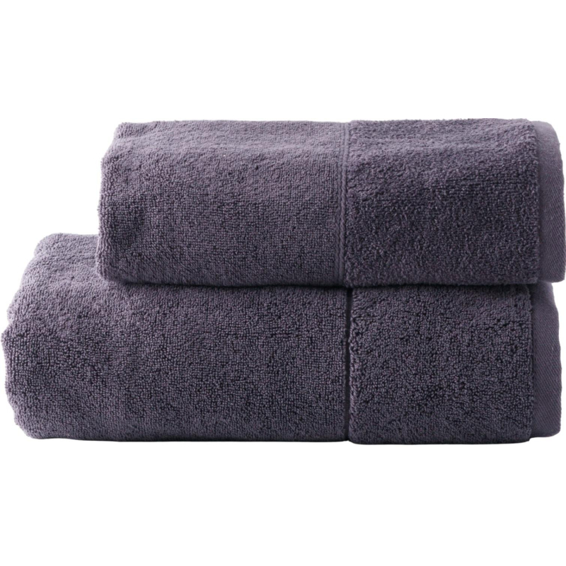 Набор полотенец махровых 2 шт (50×80, 70×130) HOME COLLECTION, темно-серый