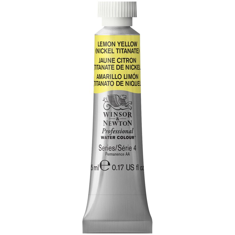 превью Акварель художественная Winsor&Newton «Professional», 5мл, туба, сер.4 №347 желтый лимонный имитация