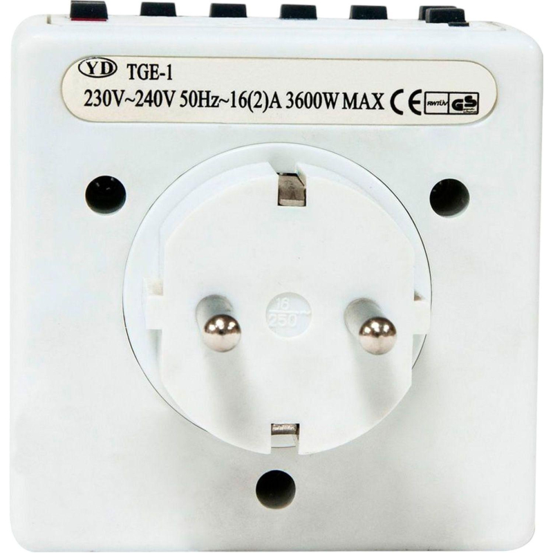 Розетка с таймером (недельная) 3500W/16A 230V, TM21 23215