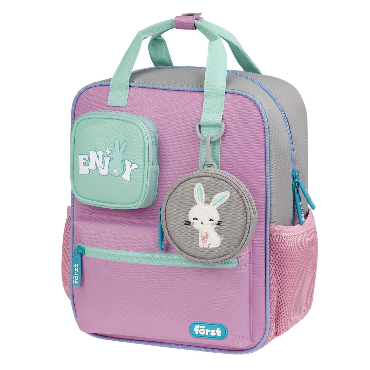 превью Рюкзак Först F-Kids «Enjoy! » 30.5×25.5×12см, 1 отделение, 5 карманов, эргономичная спинка