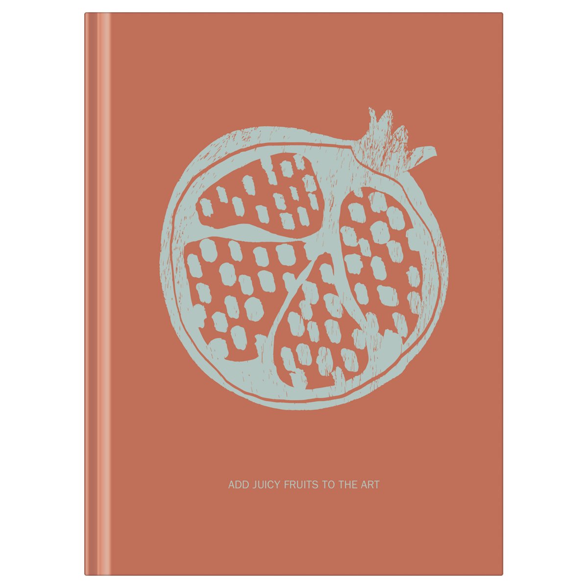 Бизнес-блокнот А6, 80л., BG «Juicy fruits», soft-touch ламинация