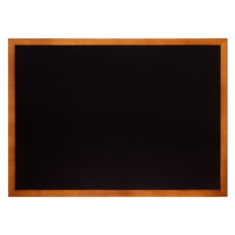 Доска меловая настенная Attache Non magnetic 30×42 см черная в деревянной раме