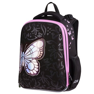 Ранец Berlingo Expert «Butterfly Effect» 37×28×16см, 2 отделения, 2 кармана, анатомическая спинка